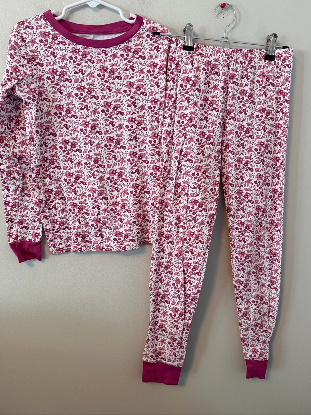 Lake Floral Pink Two-Piece Pajama Set